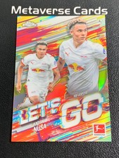 2025-26 Topps Chrome Bundesliga #LG-2 Antonio Nusa Let's Go Case Hit SP