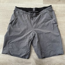 Arc'teryx Aptin Shorts MenS M Gray Athletic Stretch Quick Dry 2021 *FADED LOGO