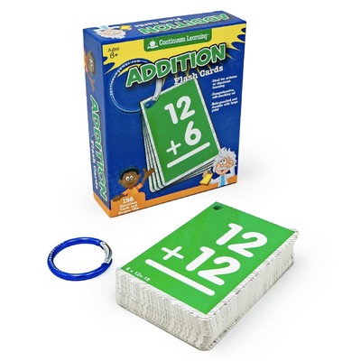 Continuum Learning Addition Flash Cards