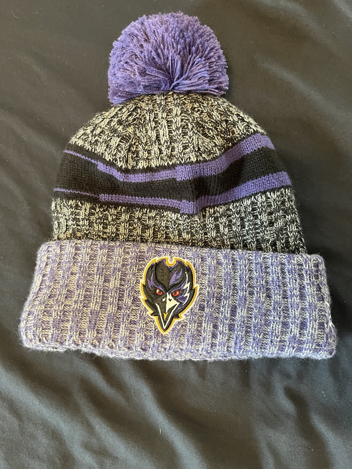 New Era Winter Beanie Cap Baltimore Ravens Sideline Hat