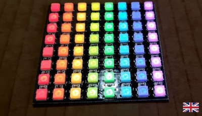 8x8 WS2812B LED Panel - RGB Matrix Display ideal für Arduino oder Raspberry Pi