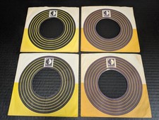 Lot of 4 Vintage Decca Records 45 RPM 7" Company Sleeves for Rock Jazz Soul