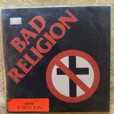 Bad Religion 6 Song E. P. 1981 Epitaph Records Punk Rock Vinyl Record