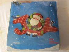 JOY With Santa Felt Wall Hanging Kit - By Titan- Opened-Not Started - 13"x24"
