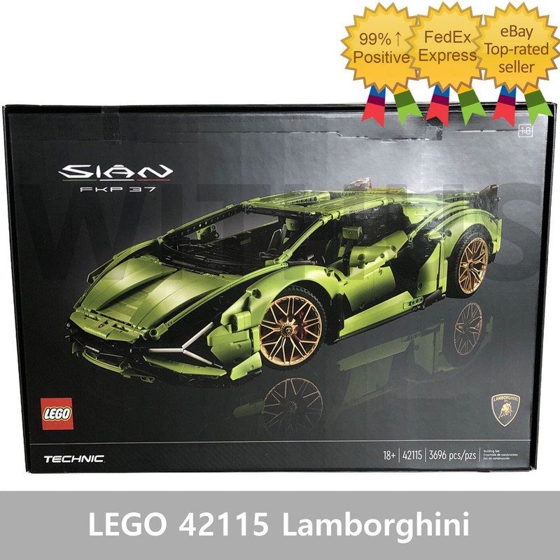 LEGO 42115 Lamborghini Sian FKP 37, 3696pcs/ Brand New Sealed Package=