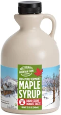 Pure Vermont Maple Syrup, Grade A, Dark Color, Robust Taste, All Natural, Easy P