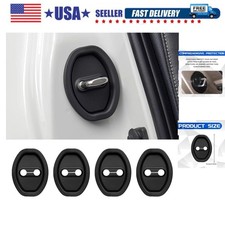 4PCS Car Silicone Door Latch Lock Protective Cover, Door Latches Rust Stopper...