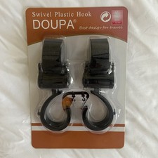 Doupa Swivel Stroller Hooks Accessories 360 Adjustable