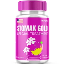 Stomax Gold Probiotic Gut Health Formula Enhance Function (60 Capsules)