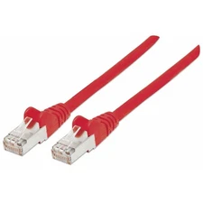 Intellinet Network Patch Cable, Cat7 Cable/Cat6A Plugs, 5m, Red, Copper, S/FTP, 