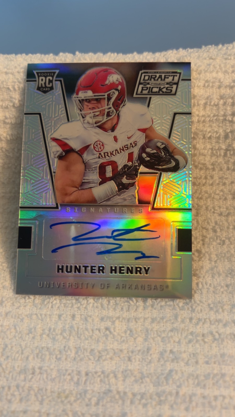 Hunter Henry Panini Prizm Collegiate Draft Picks #113 Autograph