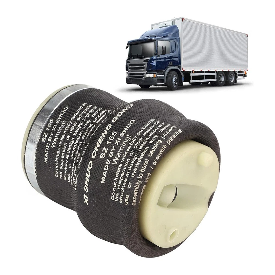 Truck Seat Air Suspension Spring Bag Replacement Rubber Metal Material - Image 2 of 4