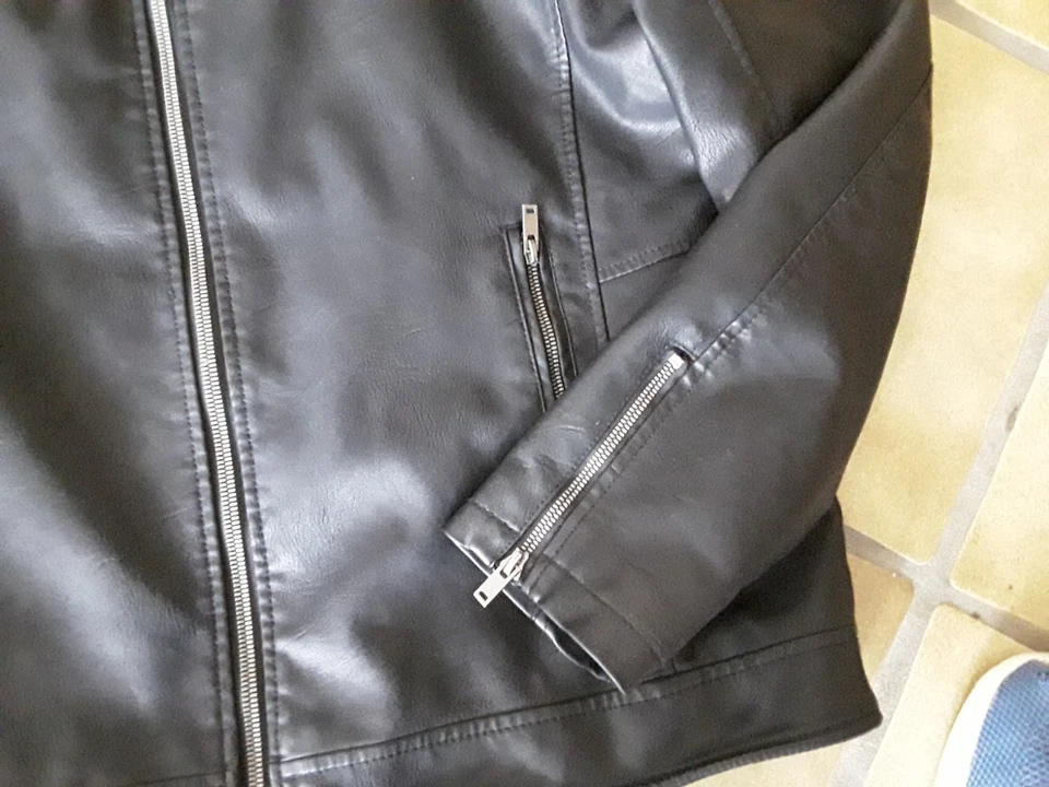 Herren Kunstleder Jacke Gr.XXL - Bild 2 von 4