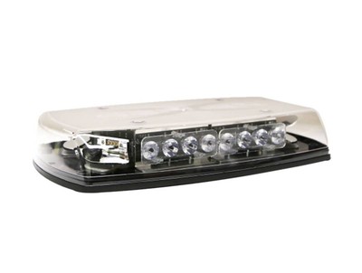 ECCO Reflex 5597 15 LED Minibar Clear Lens w/ Amber LEDs Permanent Mount