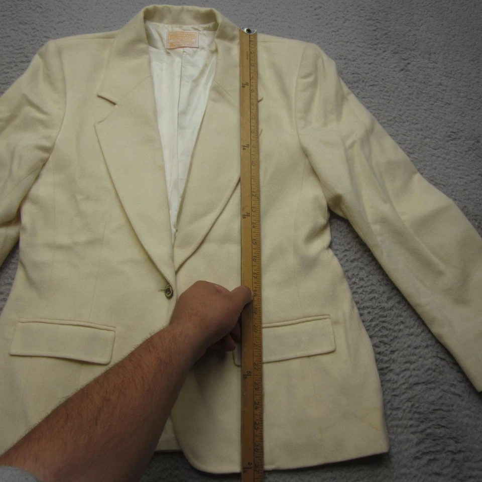 Conjunto Falda Vintage Pendleton Traje Mujer 12 Chaqueta Lana Plisada Hecho en EE. UU. Años 80 Foto 4 de 4