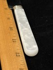 Treasure Masters SHEFFIELD England Stainless Steel serrated Knife PEARL  lucite — photo 4