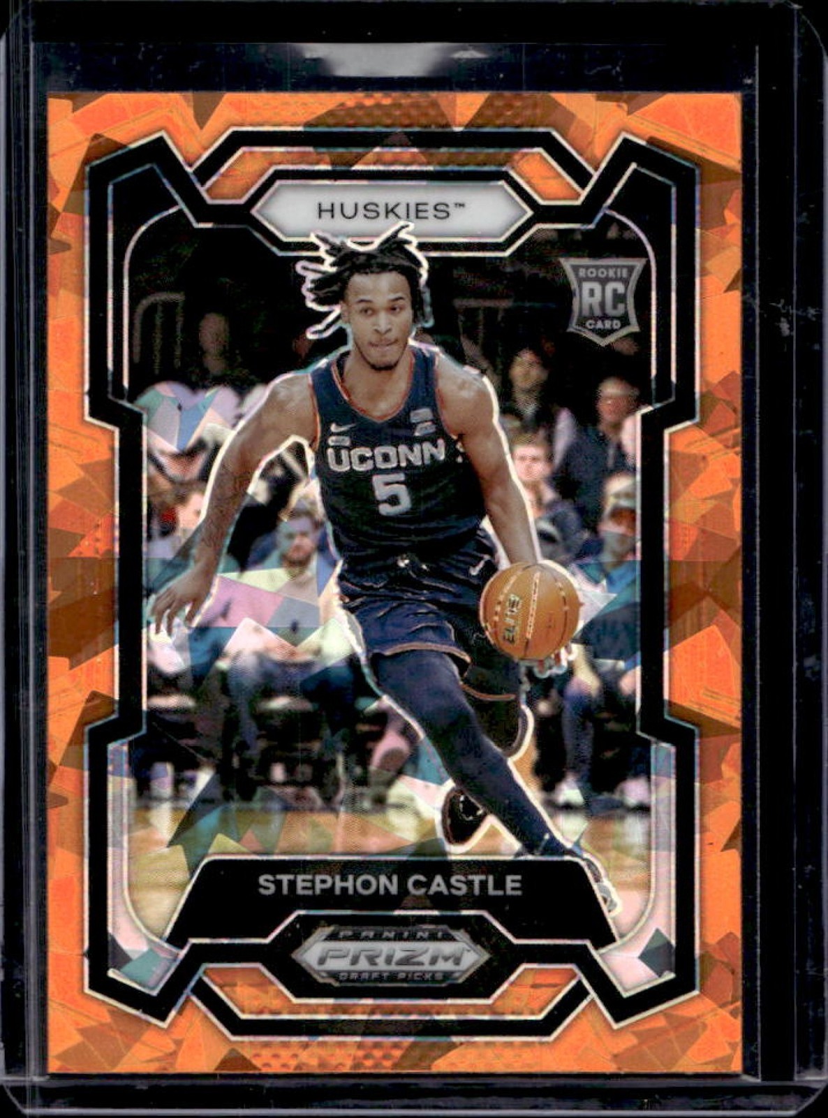 2024 Prizm Draft Picks Stephon Castle RC Orange Ice #17