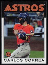 2021 Topps #86B-16 Carlos Correa 1986 Topps Baseball 35th Anniversary Card