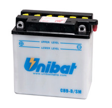 BATTERIA MOTO UNIBAT CB9B=YB9B CB9-B-SM CAGIVA Planet 125 98-03