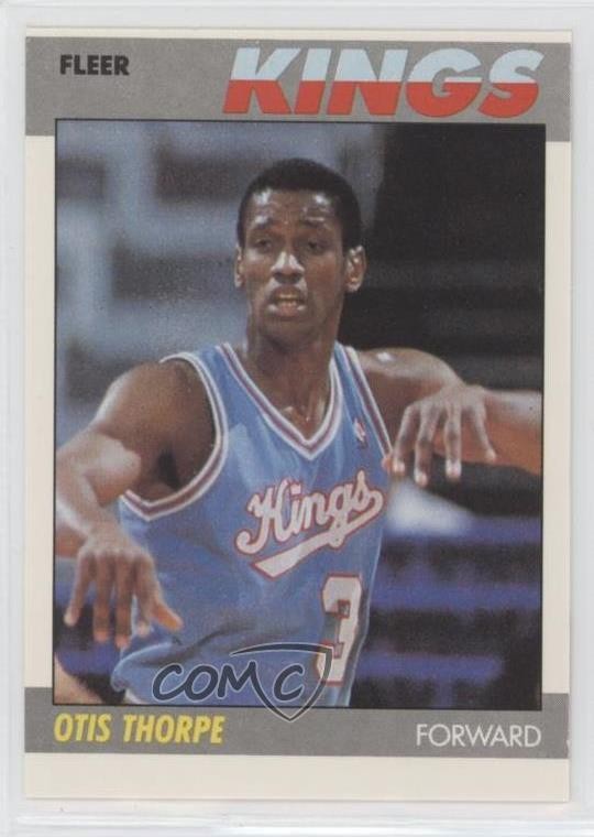 1987-88 Fleer Otis Thorpe #109 Rookie RC 07cz