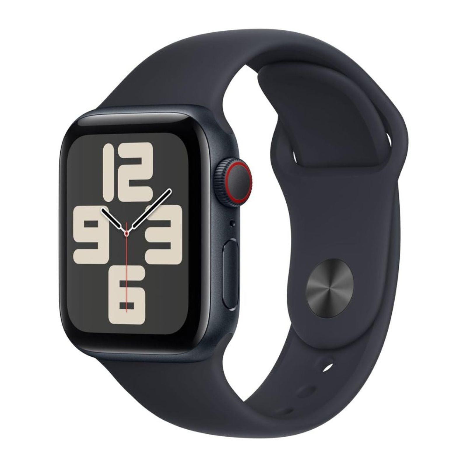 Apple Watch Series SE (2nd Gen) Cellular 44mm Midnight Case & Sport Band (M/L)