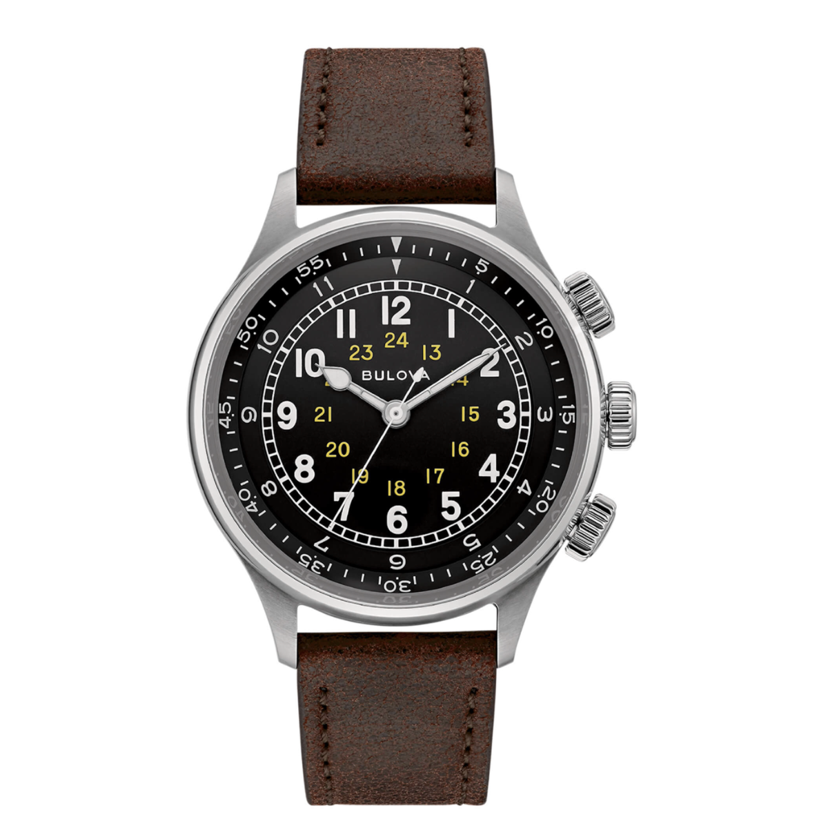 Bulova Orologio Uomo Collection Military Pilot A15 Automatic 42mm 96A245