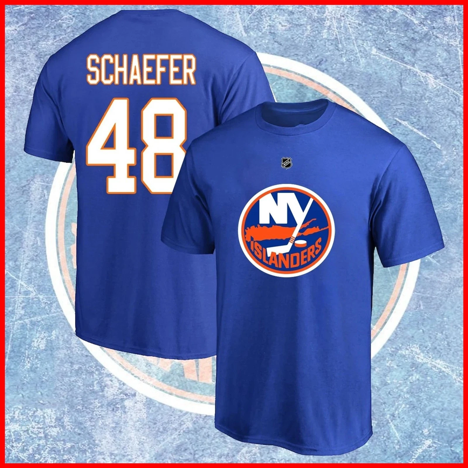 Matthew Schaefer #48 New York Islanders 2025 Player Name & Number