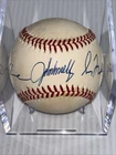 Greg Maddux John Smoltz Tom Glavine Signed ONL Baseball Atlanta Braves JSA COA