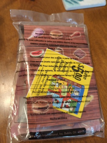 Collectible Wendy's Kids Meal Yogi Bear Basket Stack Game Set Toy Unisex New - Picture 2 of 2