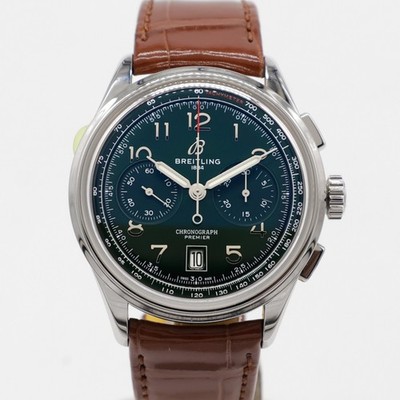 2026 Breitling Premier B01 Chronograph 42 Steel Green AB0145371L1P1 Automatic
