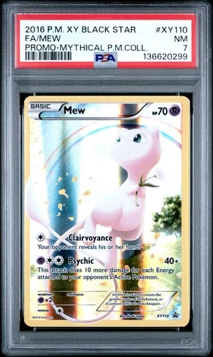 Pokemon Mythical Collection Promo Mew XY110 - PSA 7