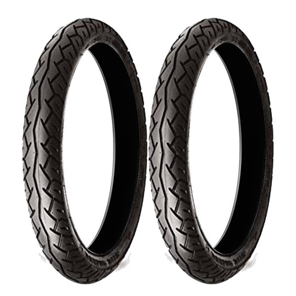 TYRE PAIR DUNLOP 70/90-16 36P + 80/90-16 43P D110