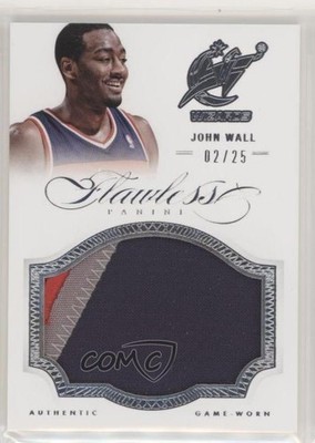 2012-13 Panini Flawless Patch 2/25 John Wall #24 Patch 3d3