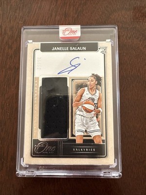 2025 Panini WNBA One and One Janelle Salaun Rookie Patch Auto /99 SP Valkyries