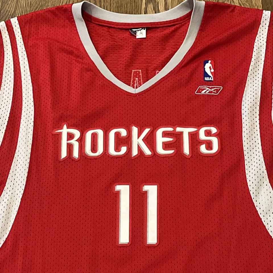 Camiseta Yao Ming Houston Rockets para hombre talla 2XL reebok roja cosida Foto 3 de 4