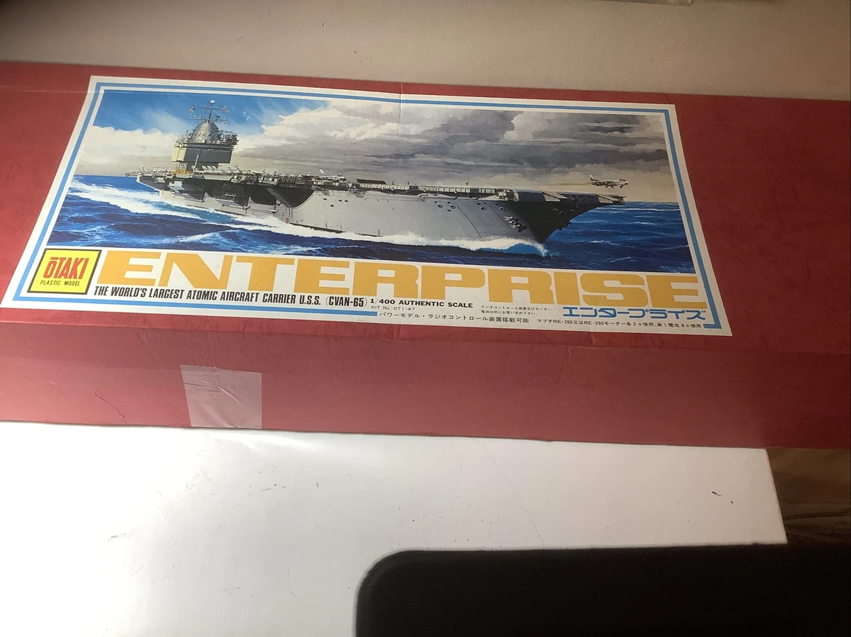 OTAKI ENTERPRISE. the worlds largest atomic aircraft carrier u s sb cvan 65 mode