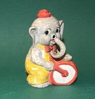 Vtg 1930s Disneyana Timid Elmer Elephant Bisque Figure w String Trunk Nose, Rare