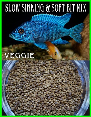 ABF ULTRA SINKING VEGGIE & SOFT BIT MIX,Spirulina,Krill,Cichlid,Catfish,ABF30V