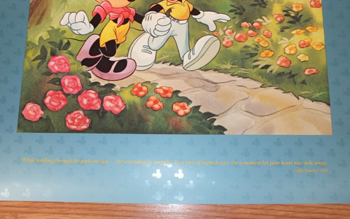 Vintage ""Nifty Nineties"" Mickey & Minnie Maus schlendern durch den Park Poster - Bild 2 von 4