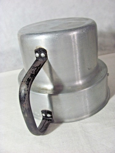 Vintage Berk Kampen Large Aluminum Milk Boiler Pan with "No Boil Over" Insert - Picture 6 of 12