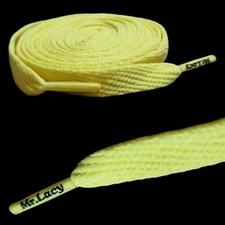 Image of Mr Lacy Flattie Yellow Laces 130cm / 10mm