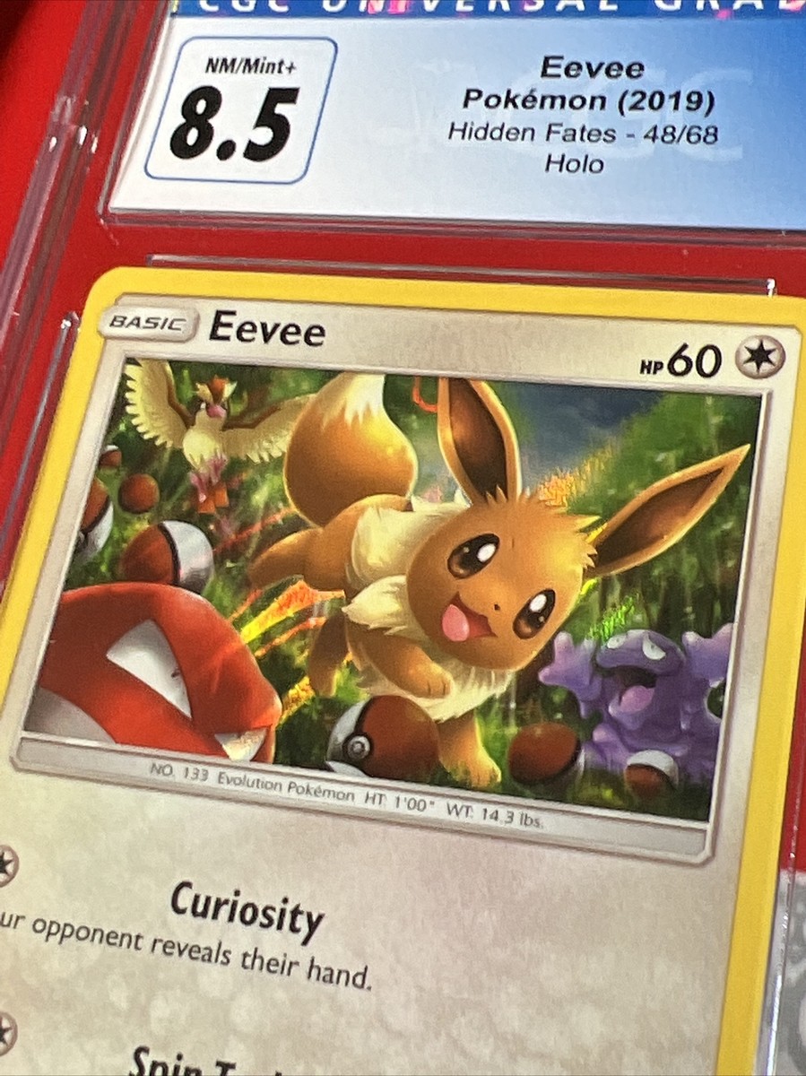 大幅値下げ中！激レアEve サイン Eevee 48/68 Holo Hidden Fates 2019 CGC Mint 8.5 Graded Pokemon