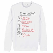 Sweat DEATH LIST FIVE | Kill Bill - Quentin Tarantino - coton organique bio