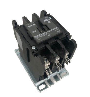 C25DNB330B 3 POLE 30 AMP Definite Purpose Contactor w/ 208-240VAC coil
