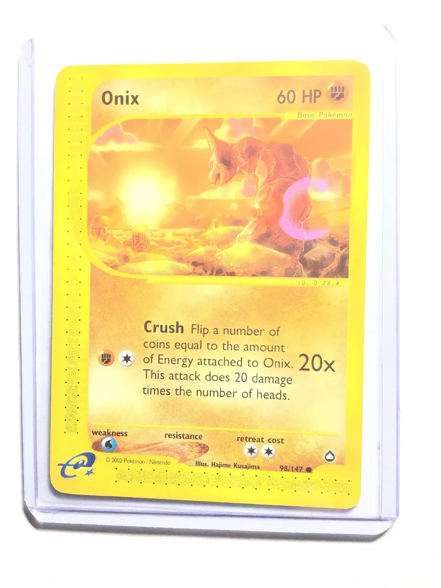 Pokemon Aquapolis Common Onix #98