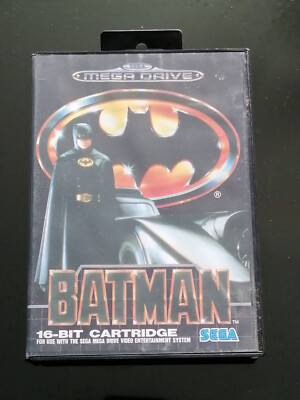 BATMAN - SEGA MEGA DRIVE SPIEL - KOMPLETT - PAL VERSION - 100% ORIGINAL