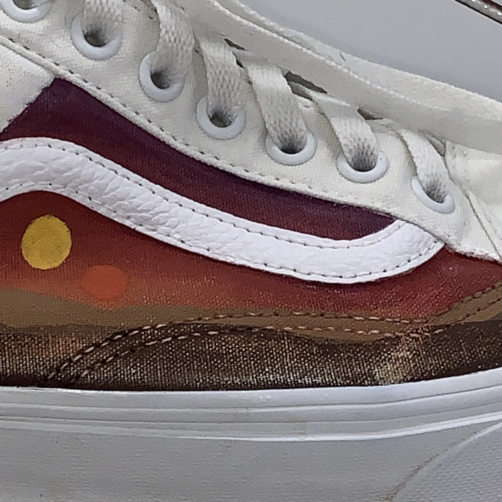 Custom Grogu The Child Baby Yoda Vans Low Top Shoes M… Gem