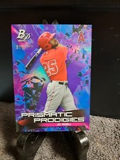 2019 Bowman Platinum Wal-Mart Prismatic Prodigies Purple Refractor /250 Jo Adell