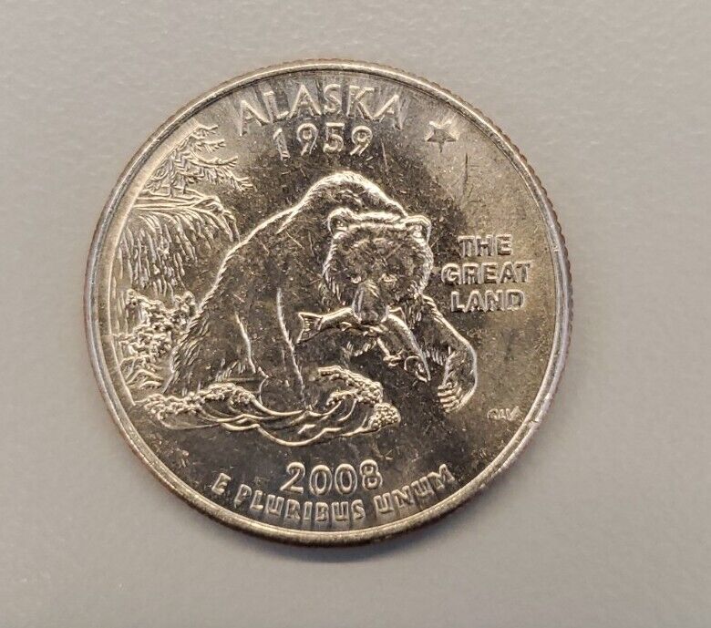 2008 P Mint Alaska 1959 Quarter | eBay