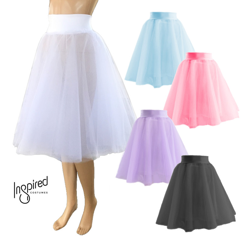 NIÑAS BALLET Romántico TUTU Largo Largo Pull On BLANCO/NEGRO Teatro